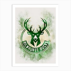 Milwaukee Bucks 3 Art Print