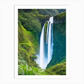 Kaihūrāngu Falls, New Zealand Majestic, Beautiful & Classic (2) Art Print