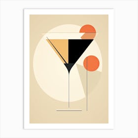 Mid Century Modern Sidecar Floral Infusion Cocktail 5 Art Print