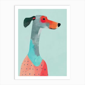 Greyhound Canvas Print 1 Art Print