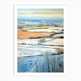 The South Downs England 1 Copy Art Print