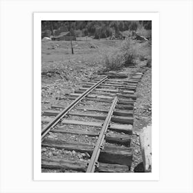 Abandoned Railroad Leading To Abandoned Mine, San Juan County, Colorado, When The Mines Moved Out Art Print