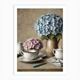 Hydrangeas 2 Art Print