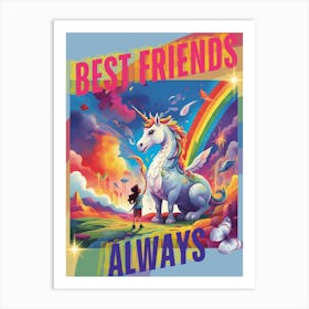 Best Friends Always Art Print