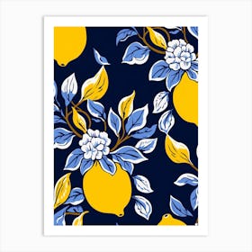 Italien Lemons 1 Art Print