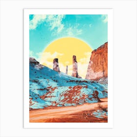 Desert Mountain Art Print