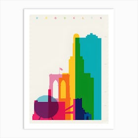 Brooklyn Skyline Art Print