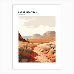 Larapinta Trail Australia 4 Hiking Trail Landscape Poster Art Print