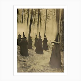 Witches In The Woods 1 Art Print