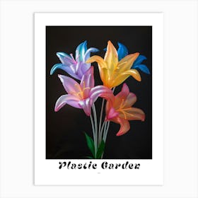 Bright Inflatable Flowers Poster Lily 2 Art Print