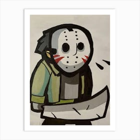 Jason 13th Art Print