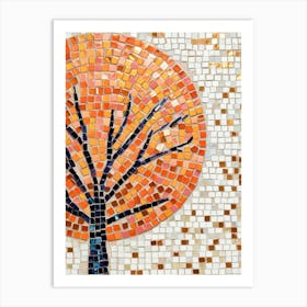 Mosaic Tree 3 Art Print