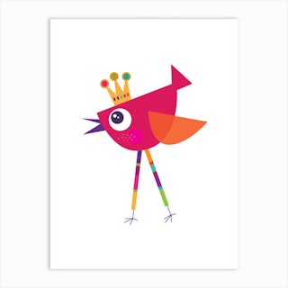 Princess Bird Art Print