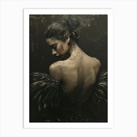 'The Back Of A Woman' Art Print