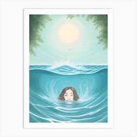 Swimming Art Art Print