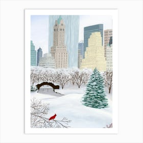 Christmas In New York Art Print