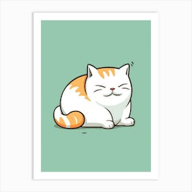 Cute Cat 4 Art Print