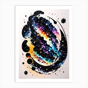 Galaxy Painting 1 Art Print