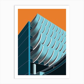 Preston Bus Station, UK, Colour Art Print