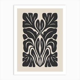 Abstract Botanical No 1 Poster