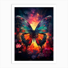 Butterfly In The Garden Art Print