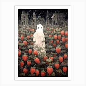 Ghost In The Strawberry Field 5 Art Print