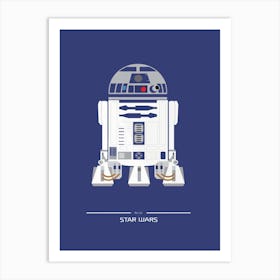 R2d2 Minimalist Art Print