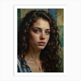 Portrait Of A Young Woman 34 Art Print