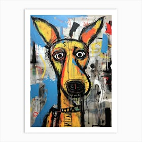Woofing the Streets: Neo-Expressionism in Basquiat style Art Print