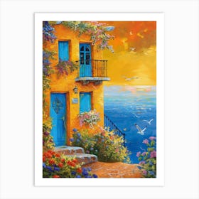 House By The Sea 1 Art Print