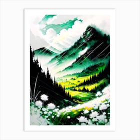 Landscape Painting Art Print