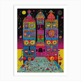 House Of Psychedelia Art Print