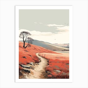 The South Tyne Trail England 3 Hiking Trail Landscape Art Print