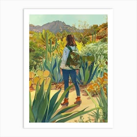 In The Garden Huntington Desert Garden Usa 2 Art Print