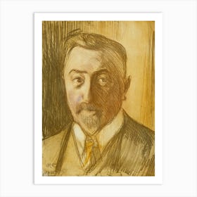 Portrait Of Chamberlain Hjalmar Linder, 1906 By Magnus Enckell Art Print