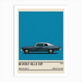 Beverly Hills Cop Movie Car Art Print