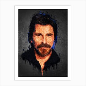 Christian Bale Art Print