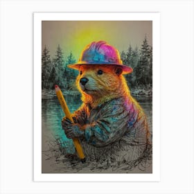 Beaver 4 Art Print