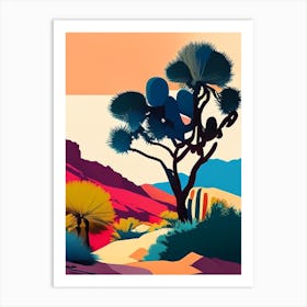 Joshua Tree National Park United States Of America Pop Matisse Art Print