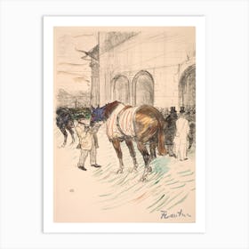 The Racetrack, Henri de Toulouse-Lautrec Art Print