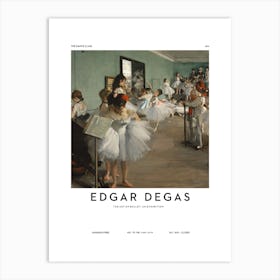 The Dance Class - Edgar Degas Art Print