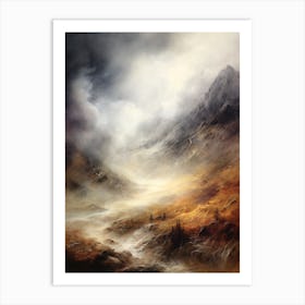 'Misty Mountains' Art Print