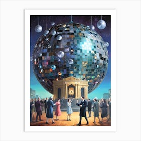 Disco Ball 4 Art Print