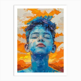 'Blue Boy' 3 Art Print