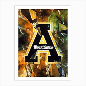 Appalachian State Mountaineers 1 Art Print