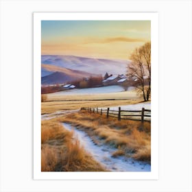 Winter Landscape 15 Art Print