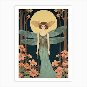 Fairy In The Garden Art Print