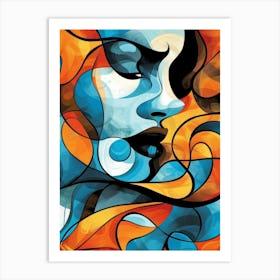 Abstract Of A Woman 69 Art Print