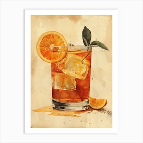 Orange Iced Tea 13 Art Print