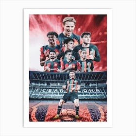 Barcelona Fc Poster Art Print